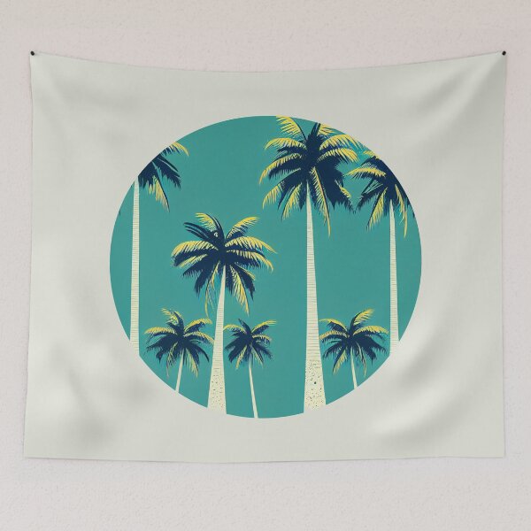 Item preview, Palm Trees Under a Turquoise Sky designed and sold by MadSwellDesigns.