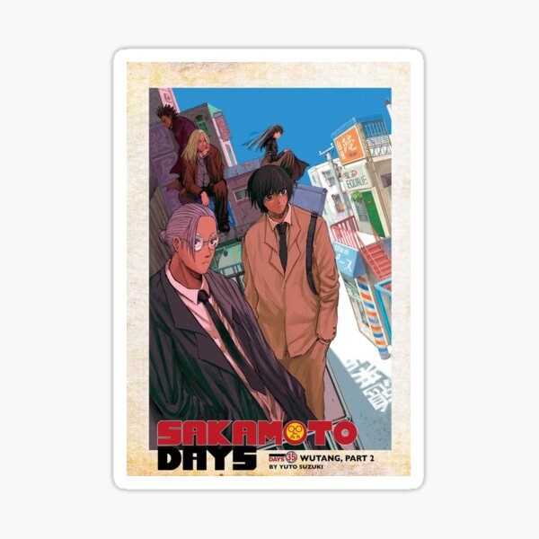 Sakamoto Days manga Sticker for Sale by Anime-Chibi