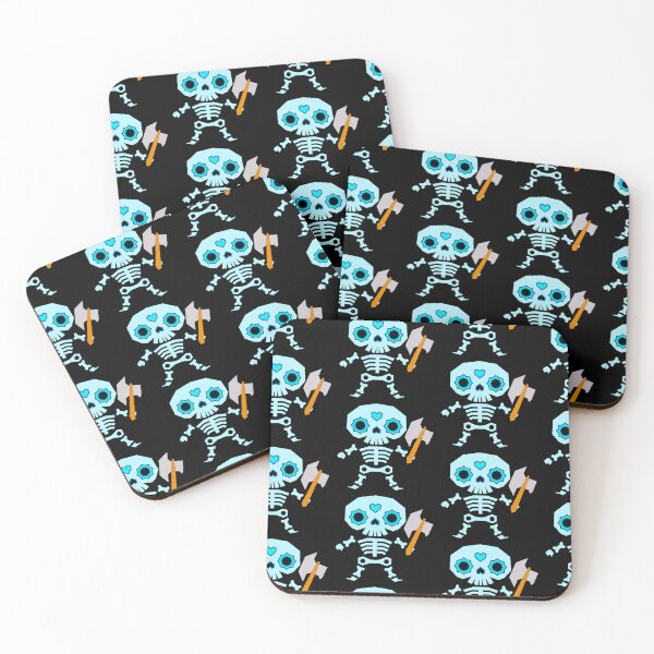 Item preview, Sugar Skull with ax Dia de muertos Day of the Dead designed and sold by the Zarock Shop.