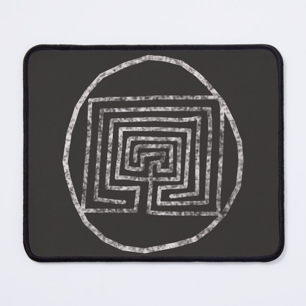 Item preview, Knossos silver labyrinth coin designed and sold by Raphanaja.