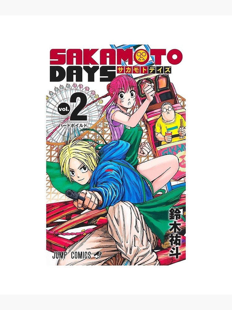 Anime Sakamoto Days' Poster, picture, metal print, paint by