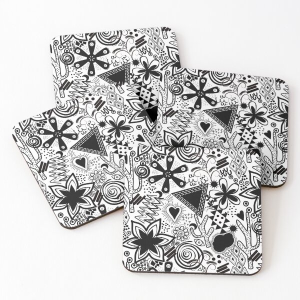 Item preview, Geometric Grafitti Shapes on White designed and sold by Ceyda Bolat.