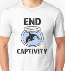 End Captivity Shirt - Befreien Sie das Schwertwal-Wal-Hemd Slim Fit T-Shirt