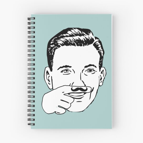 Item preview, Moustache finger tattoo designed and sold by BitsNPix.