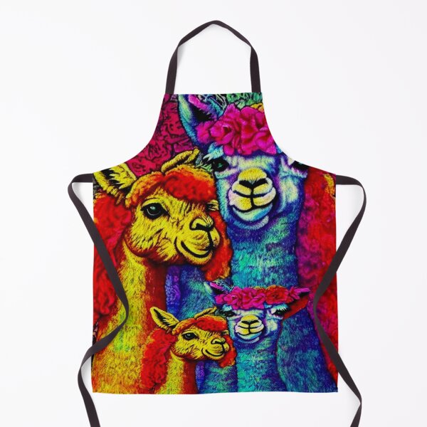 Item preview, flower power alpackas in calm and love and peace designed and sold by Pepita Selles.