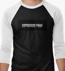 Depressed Punx Men's Baseball ¾ T-Shirt