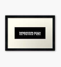 Depressed Punx Framed Print