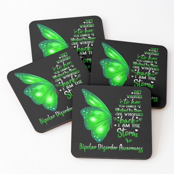 Item preview, She Whispered Back I Am The Storm Bipolar Disorder Awareness Butterfly designed and sold by frechettee.
