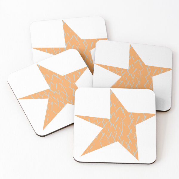 Item preview, Orange cutout star designed and sold by CatsHappy.