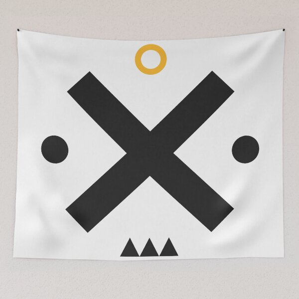 Item preview, Angry Face with Simple Basic Shapes Casual designed and sold by FridayFusion.