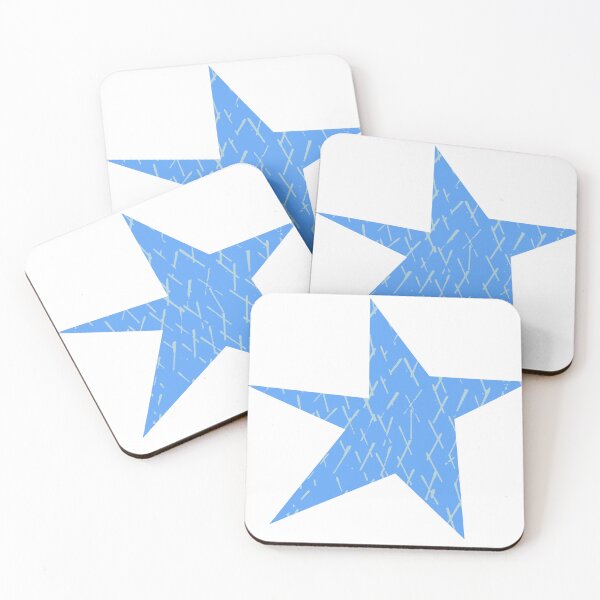 Item preview, Blue cutout star designed and sold by CatsHappy.