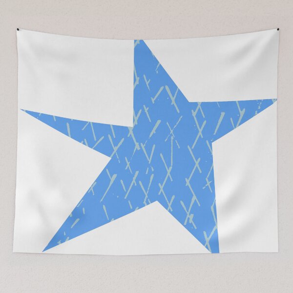 Item preview, Blue cutout star designed and sold by CatsHappy.