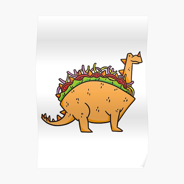 Decoración: Dinosaurio Taco | Redbubble Decoración: Dinosaurio Taco | Redbubble