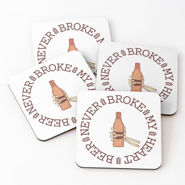 Item preview, Beer Never Broke My Heart designed and sold by CakmakShop.