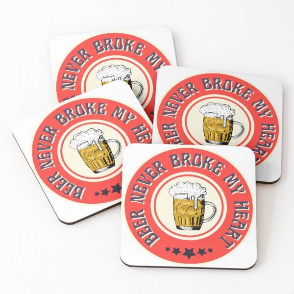 Item preview, Beer Never Broke My Heart designed and sold by CakmakShop.