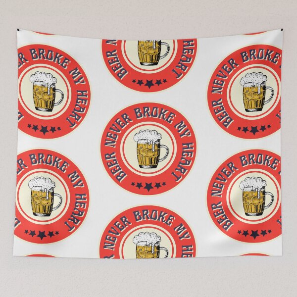 Item preview, Beer Never Broke My Heart designed and sold by CakmakShop.