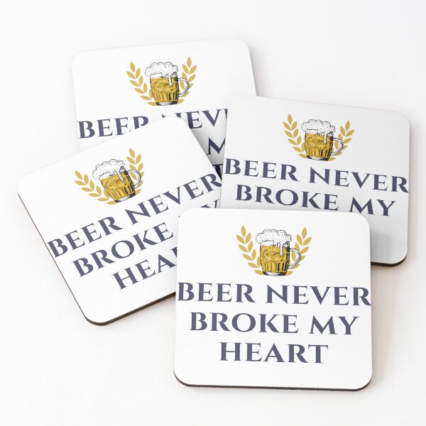 Item preview, Beer Never Broke My Heart designed and sold by CakmakShop.