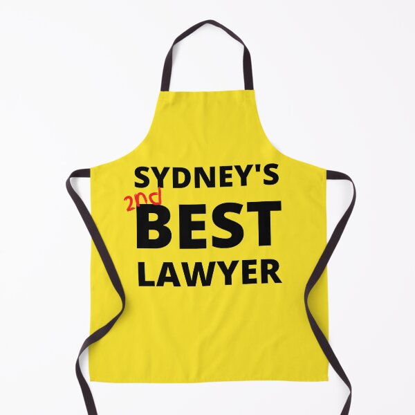 Item preview, Sydney's second best lawyer designed and sold by GraphicGuru13.