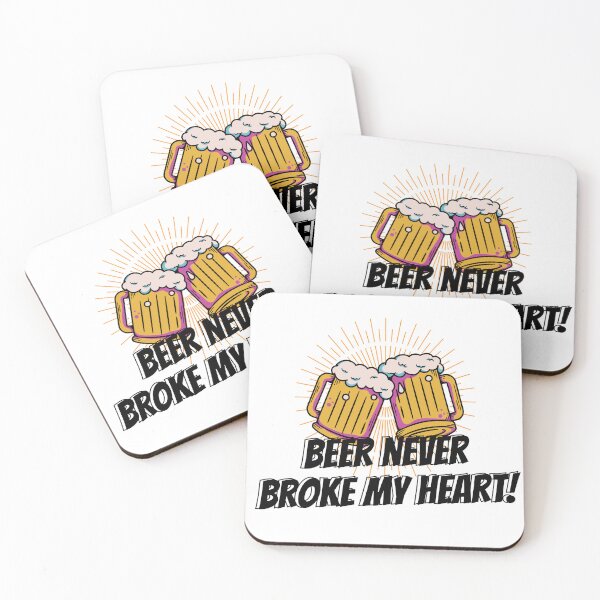 Item preview, Beer Never Broke My Heart designed and sold by CakmakShop.