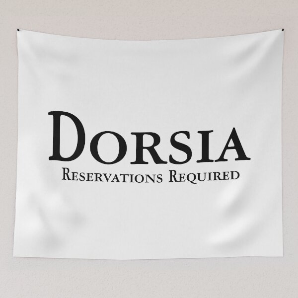 Item preview, DORSIA - RESERVATIONS REQUIRED. BLACK  designed and sold by 5hertz.