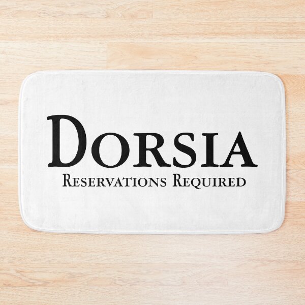 Item preview, DORSIA - RESERVATIONS REQUIRED. BLACK  designed and sold by 5hertz.