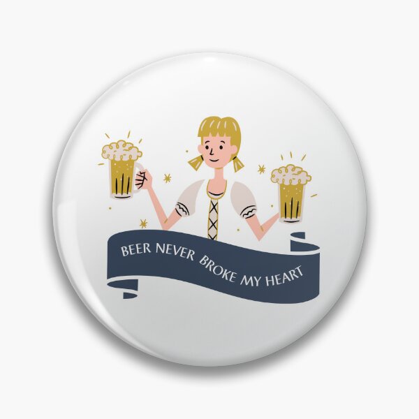 Item preview, Beer Never Broke My Heart designed and sold by CakmakShop.