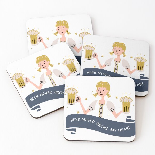 Item preview, Beer Never Broke My Heart designed and sold by CakmakShop.