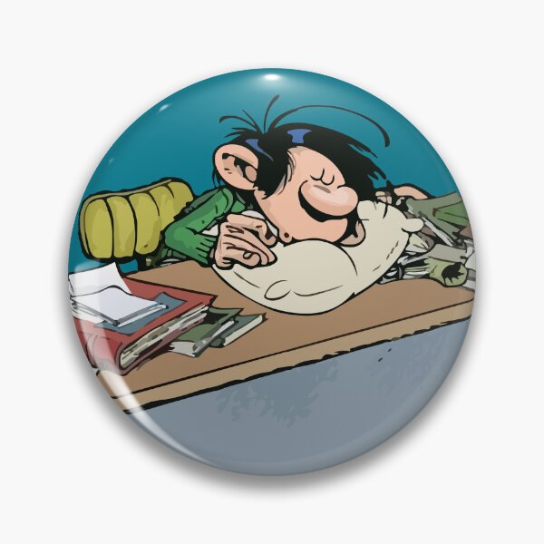 Item preview, Gaston Goof behind his Desk sleeping designed and sold by RetroCentre.