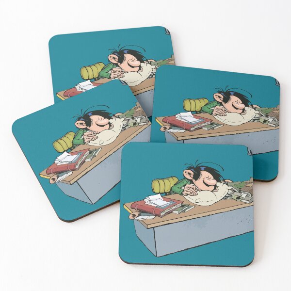 Item preview, Gaston Goof behind his Desk sleeping designed and sold by RetroCentre.