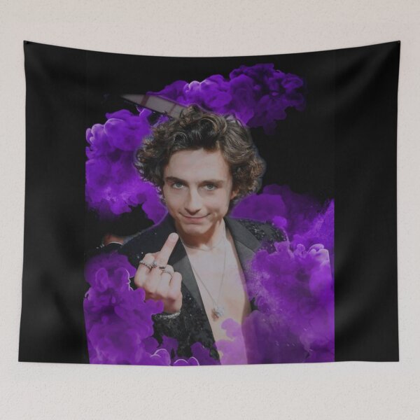 Item preview, Saint Timothee Chalamet Purple Smoke  designed and sold by Tema EL.