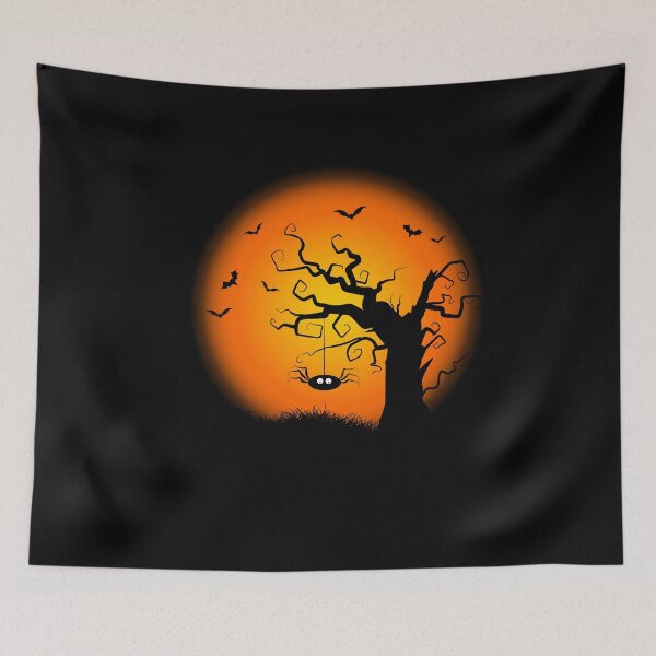 Aperçu de l'œuvre halloween scary pumpkin head créée et vendue par SilverOrGold.