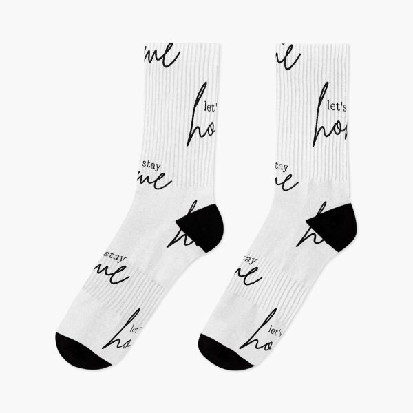 Item preview, Let's stay home | black designed and sold by LazyCho.