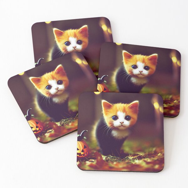 Item preview, A cute Halloween Kitten 5 designed and sold by sixblackroses.