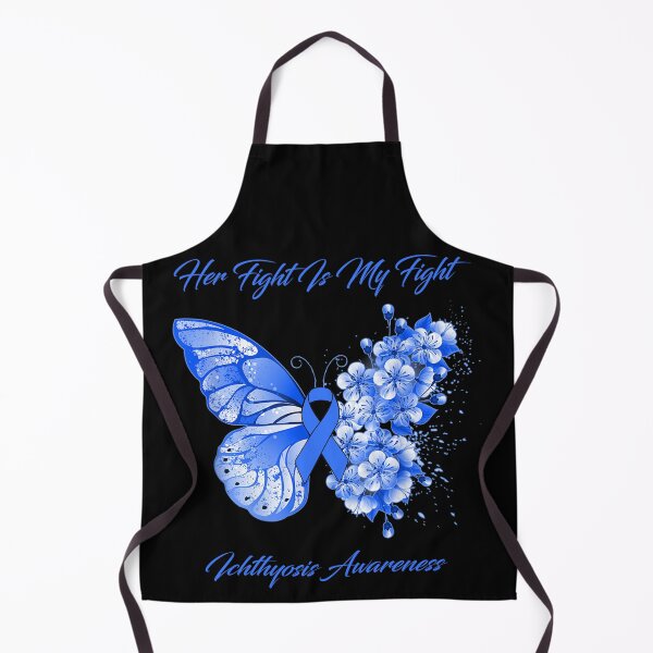Item preview, Her Fight Is My Fight Ichthyosis Awareness Butterfly Ribbon Gifts designed and sold by Adropine.