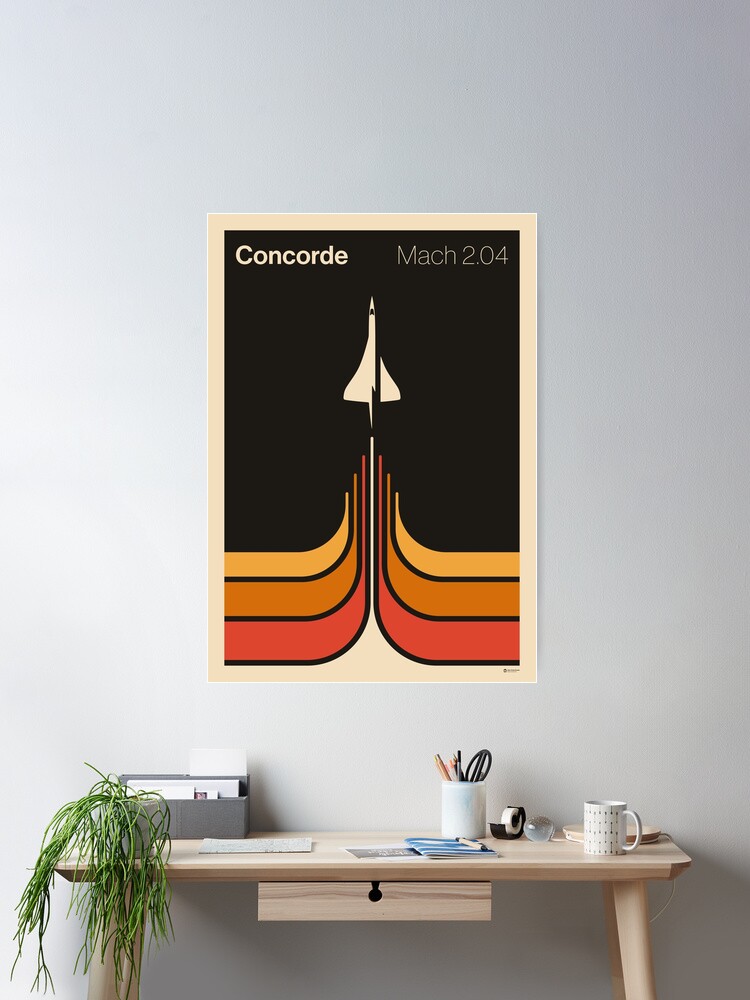 Thumbnail 2 of 3, Poster, Supersonic designed and sold by AlexOmist.