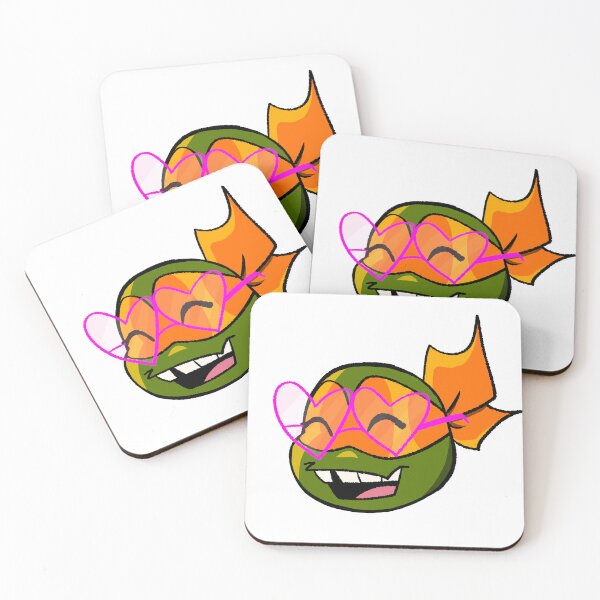 Item preview, gafas de corazón mikey rottmnt designed and sold by Illuwugirl.