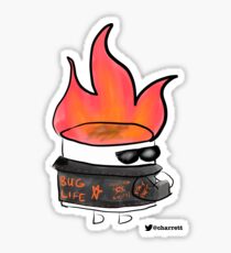 Badass Testing Marshmallow Sticker