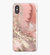 Rose Gold Marble iPhone Case