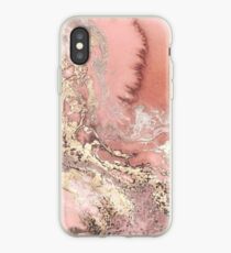 Rose Gold Marmor iPhone-Hülle & Cover