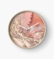 Rose Gold Marmor Uhr
