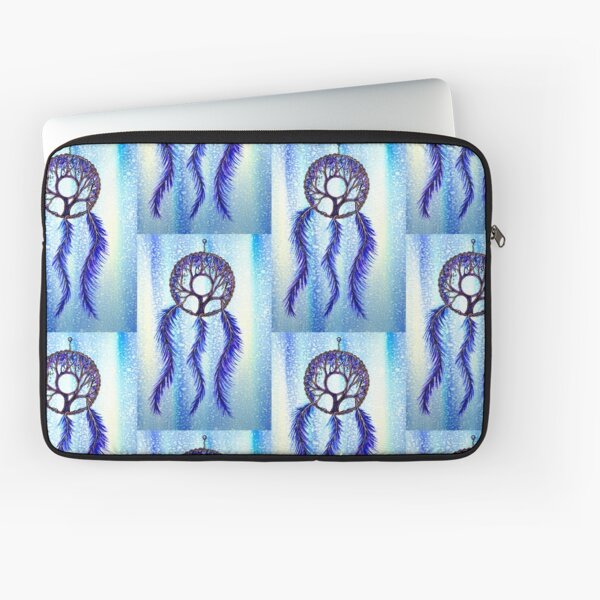 Dream Catcher Blue Laptop Sleeve