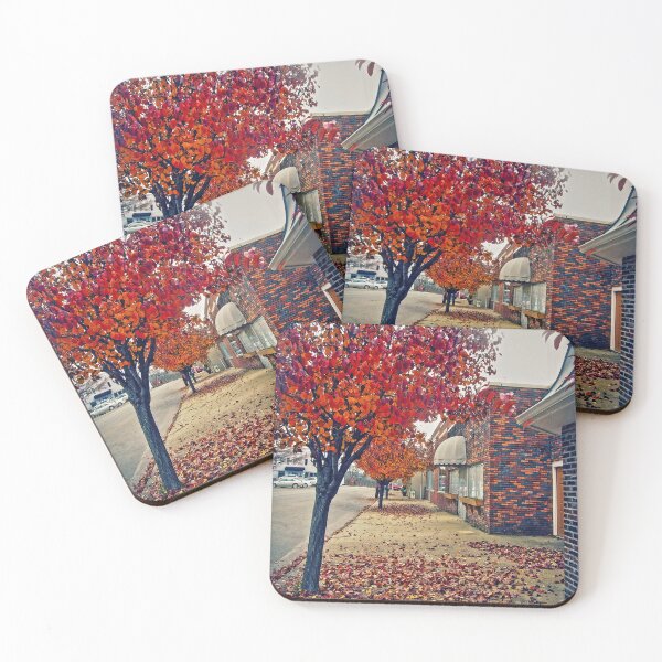 Item preview, Autumn Sidewalk designed and sold by Frankie Cat Photography.