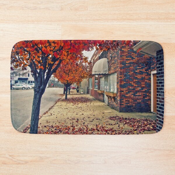 Item preview, Autumn Sidewalk designed and sold by Frankie Cat Photography.