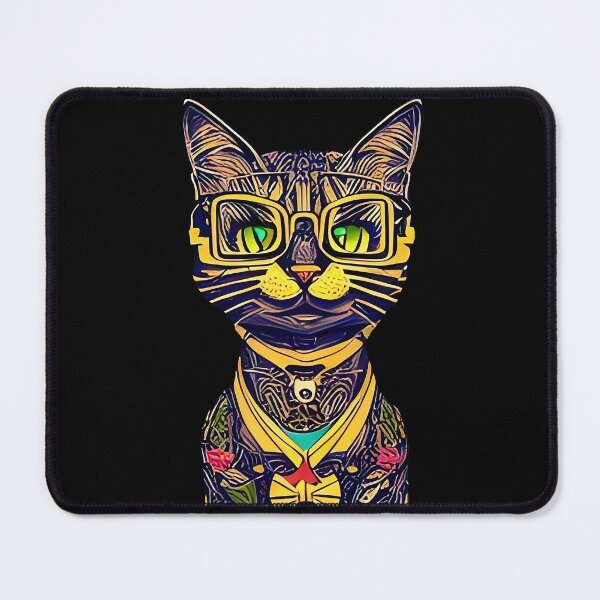 Item preview, Hipster cat designed and sold by de2m.