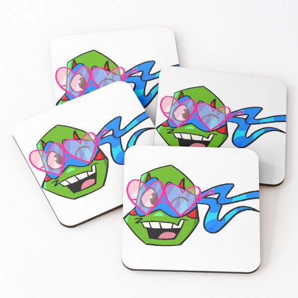 Item preview, rottmnt leo heart glasses designed and sold by Illuwugirl.