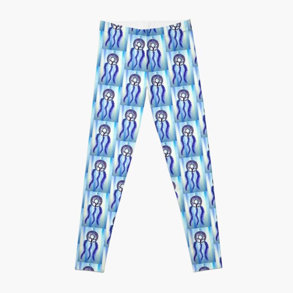 Dream Catcher Blue Leggings
