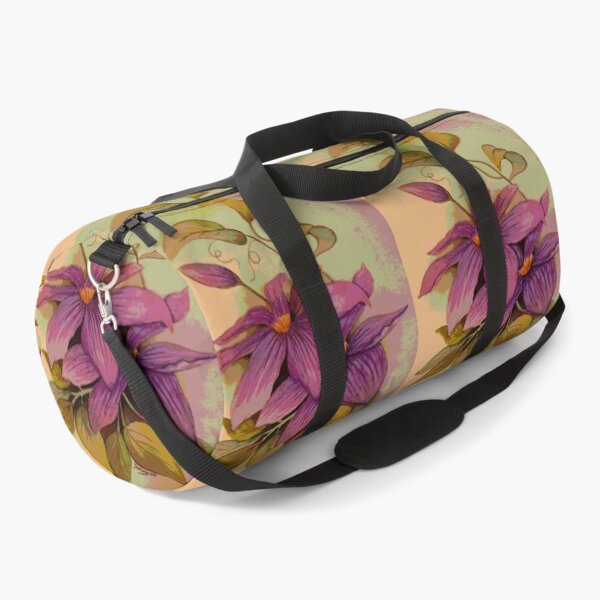 Cool Clematis Duffle Bag