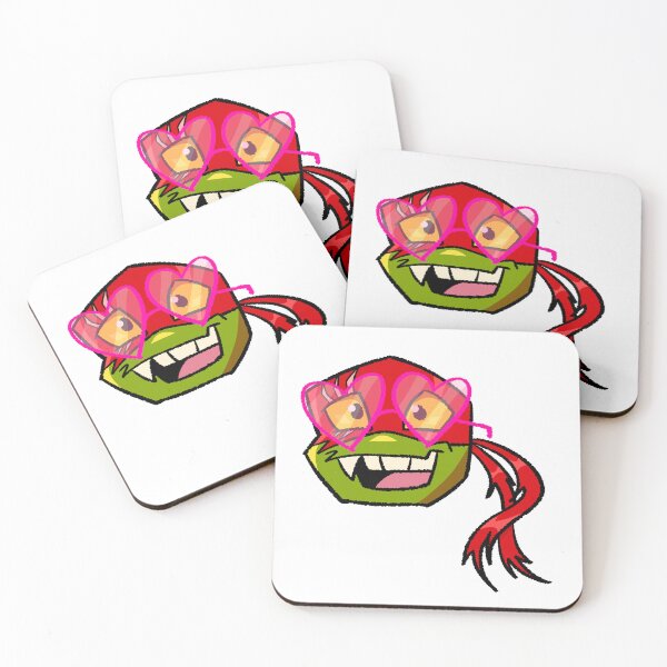 Item preview, rottmnt raph heart glasses designed and sold by Illuwugirl.