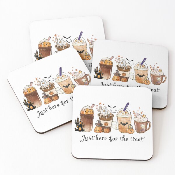 Item preview, Spooky Coffee - Just Here for the Treats  designed and sold by MemasStore23.