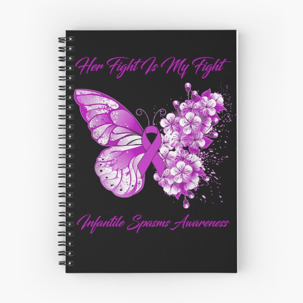 Item preview, Her Fight Is My Fight Infantile Spasms Awareness Butterfly Ribbon Gifts designed and sold by Adropine.